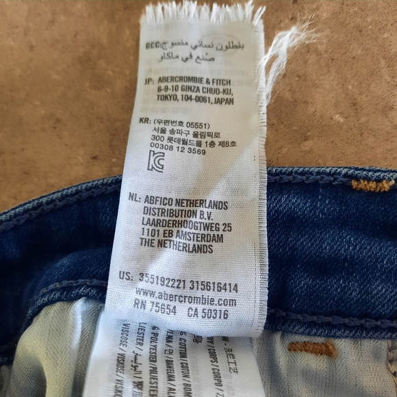 Hollister Jeans High-Rise Vintage Flare Stretch Patchwork Boho Retro Sz 31/34 - Picture 13 of 14